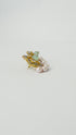 TANZANITE GLORY POLKI STUDS